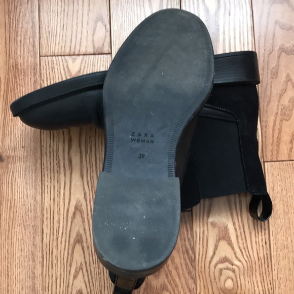Zara leather ankle boots - Picture 3 of 5